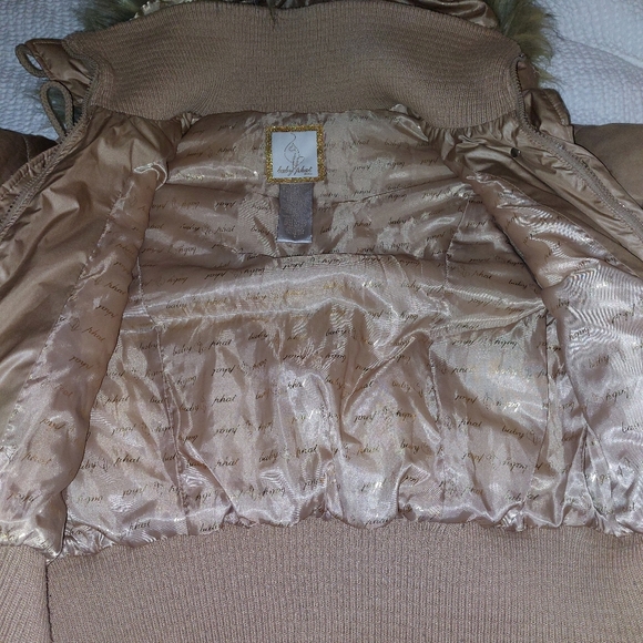 BABY PHAT GOLD PUFFER BOMBER SIZE JACKET Y2K - Picture 7 of 16